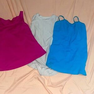 Athletic tank top large kids small women’s